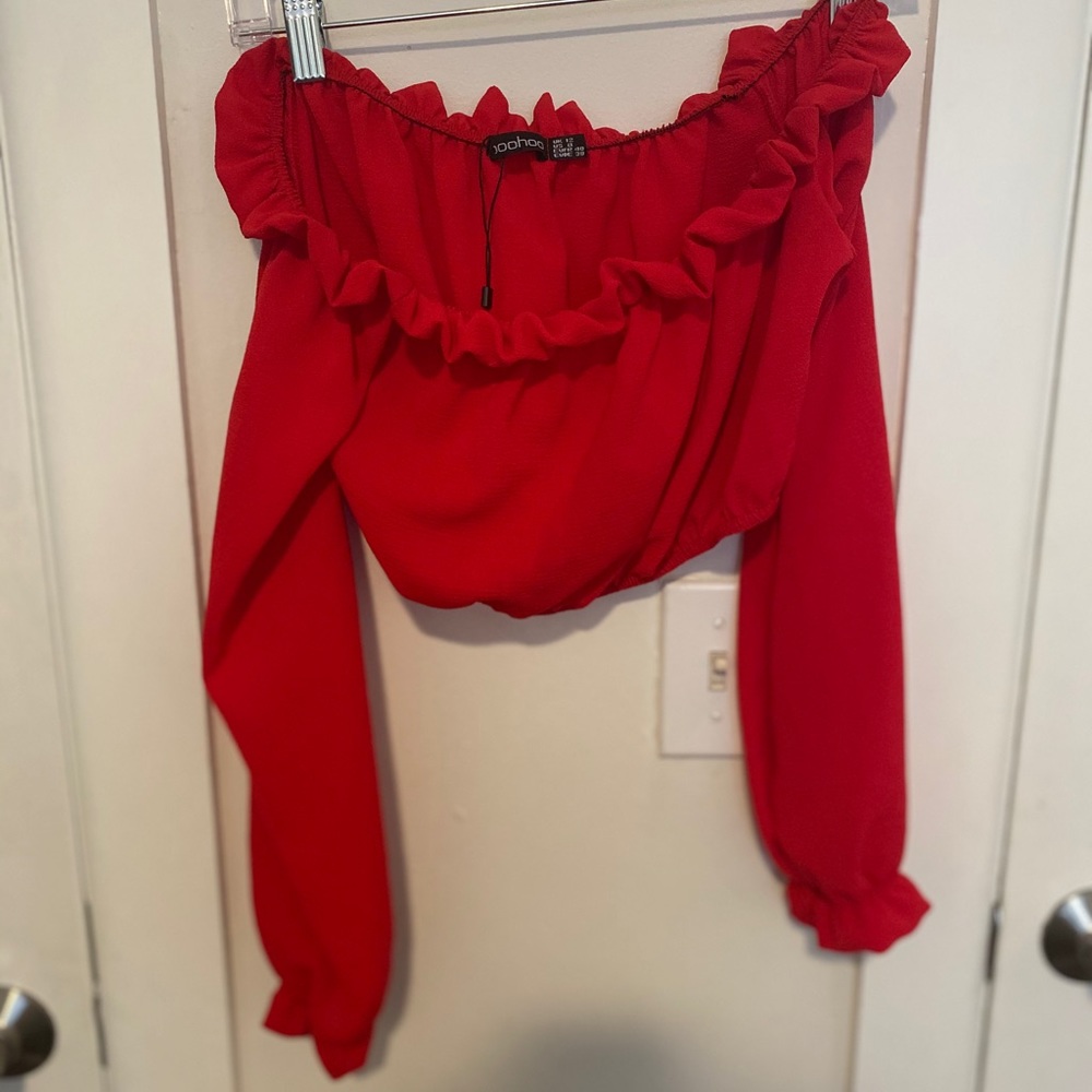 Boo Hoo crop top